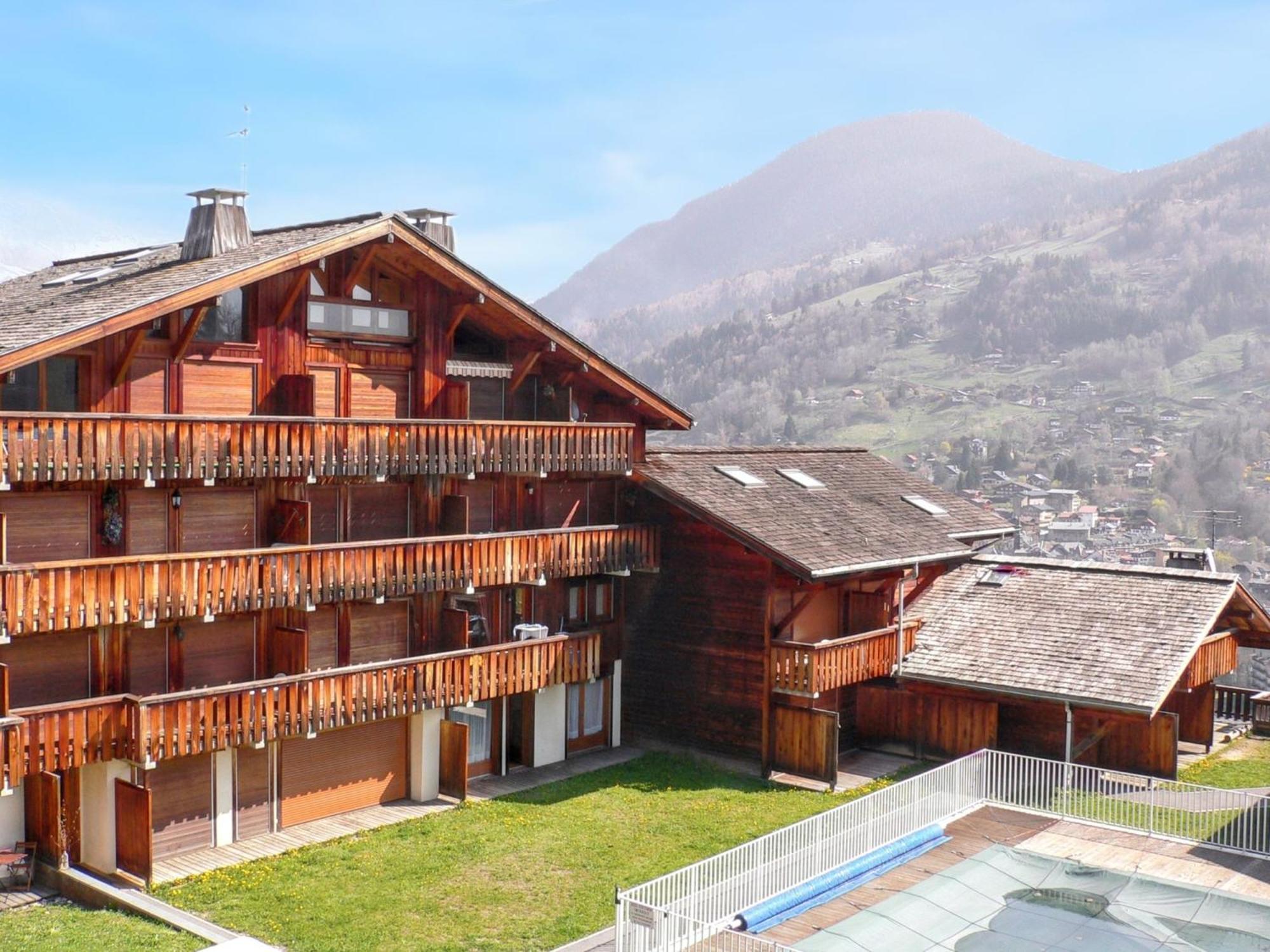 Appartement Agreable A Saint Gervais Les Bains 30 M² Piscine Partagee Exterior foto